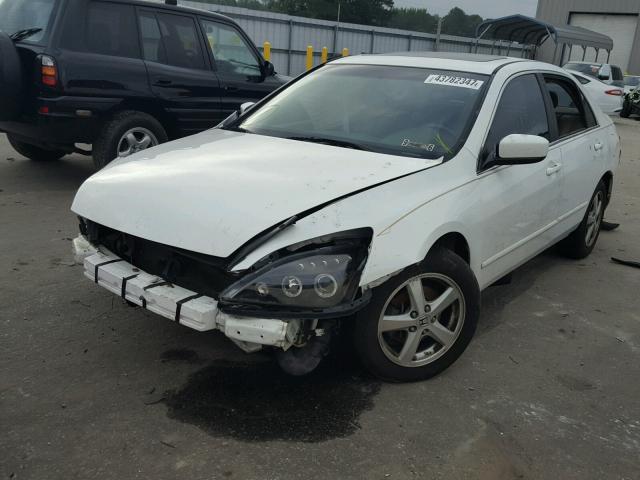 1HGCM56864A126747 - 2004 HONDA ACCORD EX WHITE photo 2