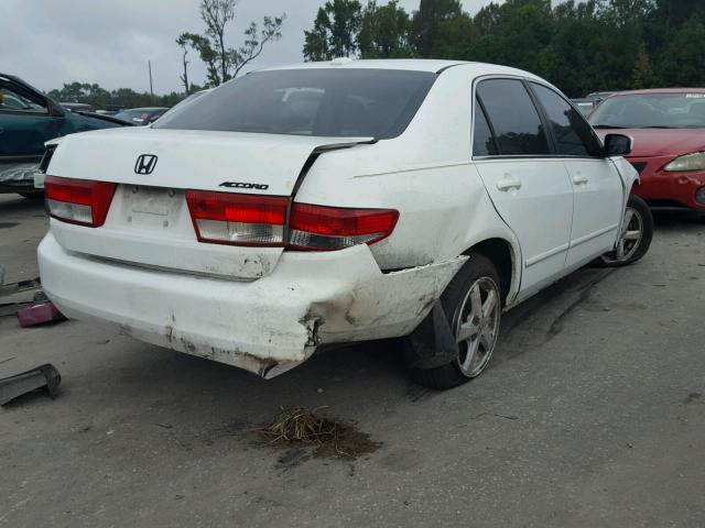 1HGCM56864A126747 - 2004 HONDA ACCORD EX WHITE photo 4