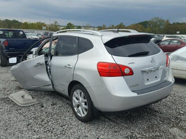 JN8AS5MT4BW164033 - 2011 NISSAN ROGUE SILVER photo 3