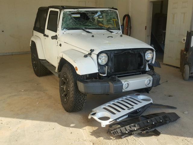 1J4AA5D12BL618627 - 2011 JEEP WRANGLER S WHITE photo 1