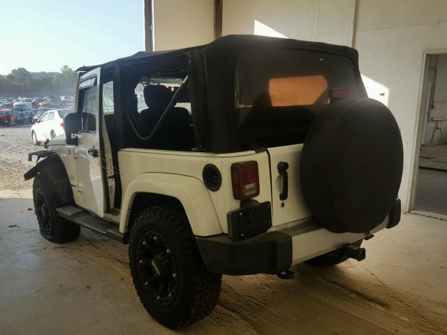 1J4AA5D12BL618627 - 2011 JEEP WRANGLER S WHITE photo 3