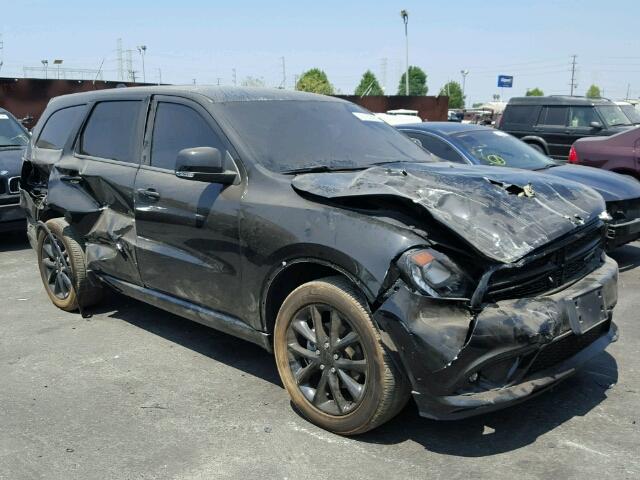 1C4RDHDG4HC896735 - 2017 DODGE DURANGO GT BLACK photo 1