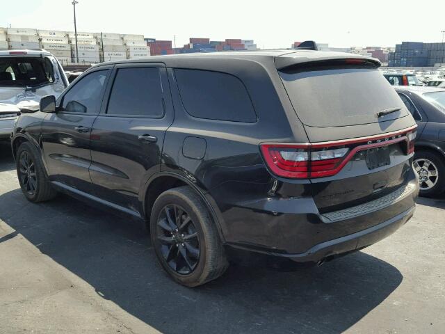 1C4RDHDG4HC896735 - 2017 DODGE DURANGO GT BLACK photo 3