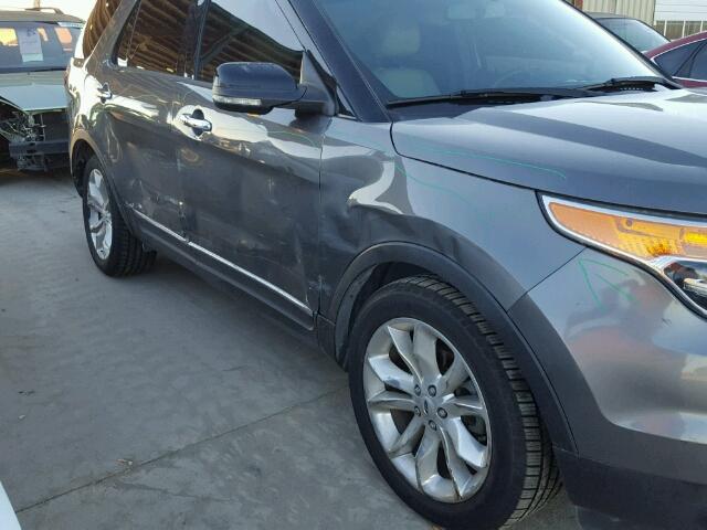 1FM5K7D82DGA92987 - 2013 FORD EXPLORER X GRAY photo 9