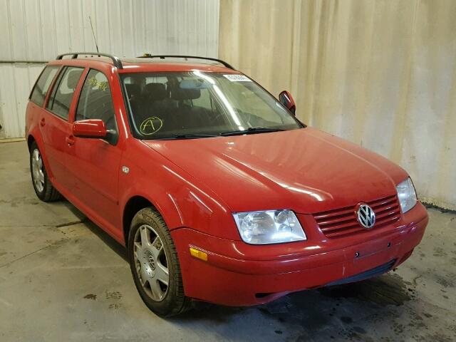 WVWTG61J12W150413 - 2002 VOLKSWAGEN JETTA RED photo 1