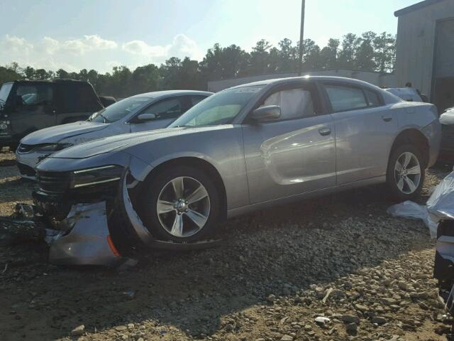 2C3CDXHG7GH114678 - 2016 DODGE CHARGER SX SILVER photo 2