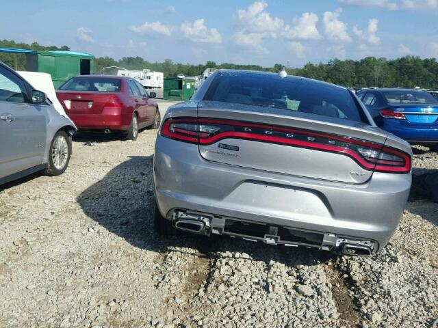 2C3CDXHG7GH114678 - 2016 DODGE CHARGER SX SILVER photo 9