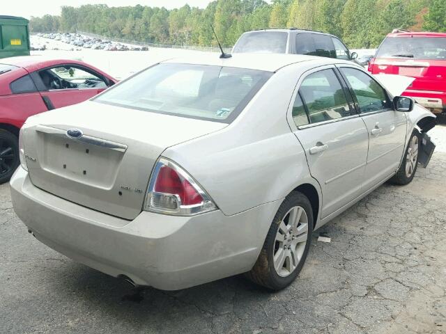 3FAHP08168R187810 - 2008 FORD FUSION SEL BEIGE photo 4