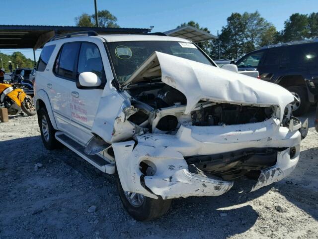 5TDZT34A66S277065 - 2006 TOYOTA SEQUOIA WHITE photo 1