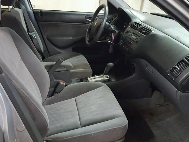 1HGES26823L035118 - 2003 HONDA CIVIC SILVER photo 5