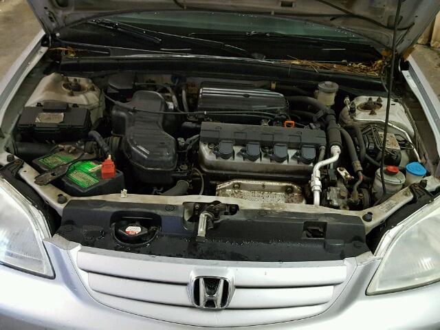 1HGES26823L035118 - 2003 HONDA CIVIC SILVER photo 7