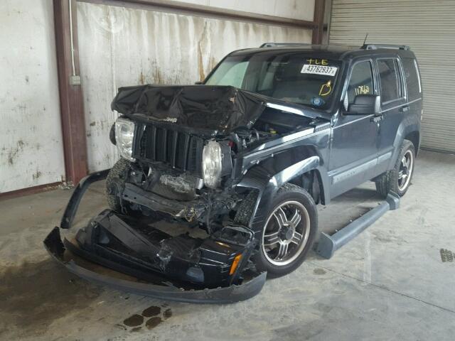 1J8GP28K09W540253 - 2009 JEEP LIBERTY SP BLACK photo 2