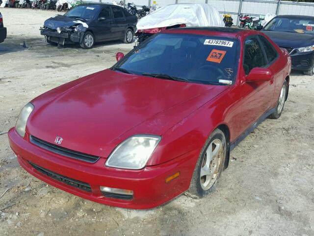 JHMBB6242VC006683 - 1997 HONDA PRELUDE RED photo 2