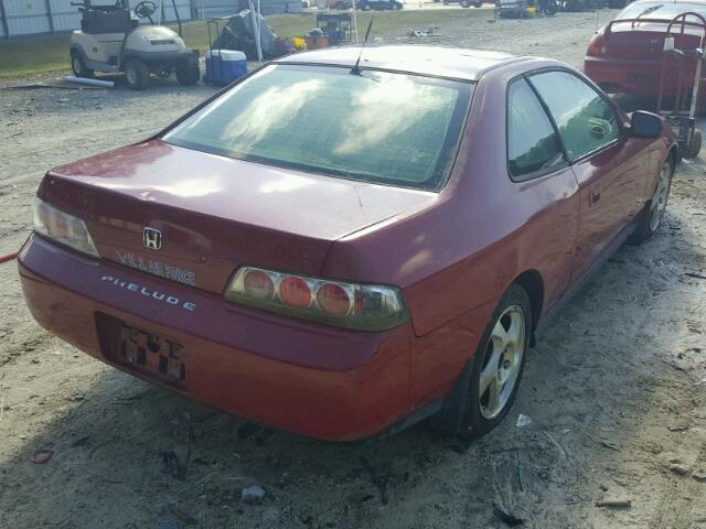 JHMBB6242VC006683 - 1997 HONDA PRELUDE RED photo 4