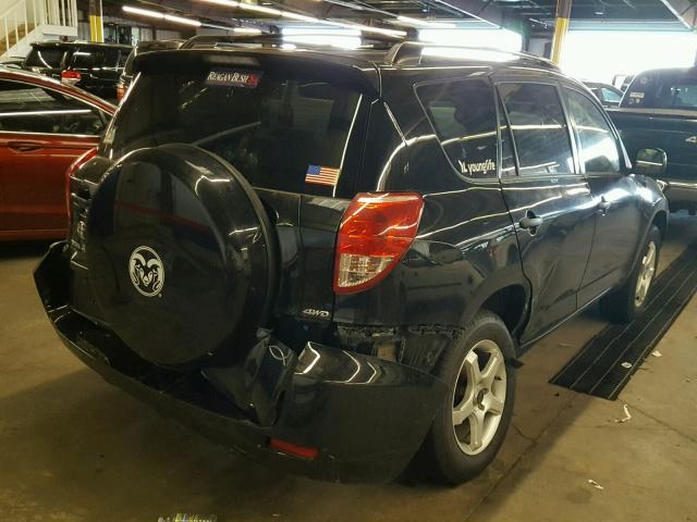 JTMBD33V865018330 - 2006 TOYOTA RAV4 BLACK photo 4