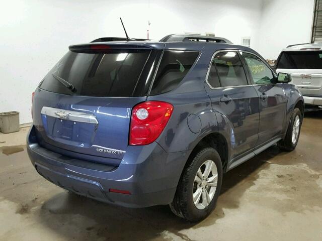 2GNALDEK7D6432215 - 2013 CHEVROLET EQUINOX LT BLUE photo 4