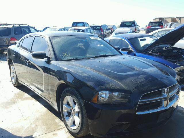 2C3CDXBG7DH637722 - 2013 DODGE CHARGER SE BLACK photo 1