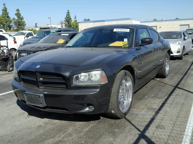 2B3KA43R37H623966 - 2007 DODGE CHARGER SE BLACK photo 2