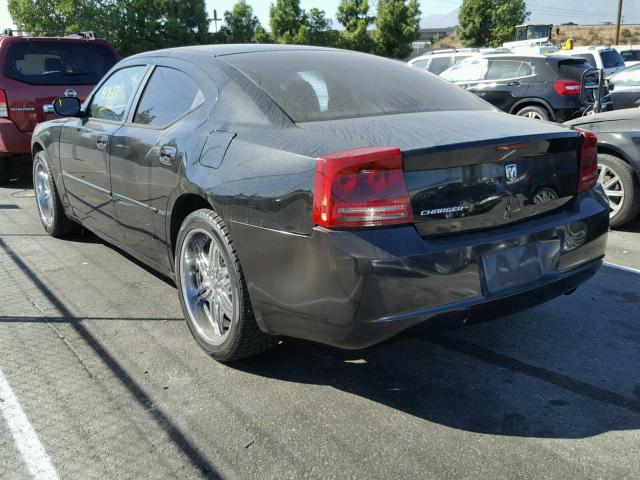 2B3KA43R37H623966 - 2007 DODGE CHARGER SE BLACK photo 3