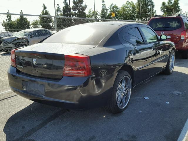 2B3KA43R37H623966 - 2007 DODGE CHARGER SE BLACK photo 4