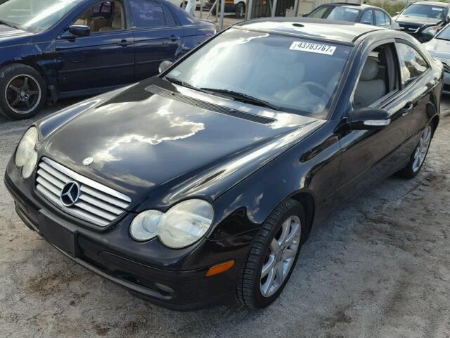 WDBRN64JX3A502655 - 2003 MERCEDES-BENZ C 320 SPOR BLACK photo 2