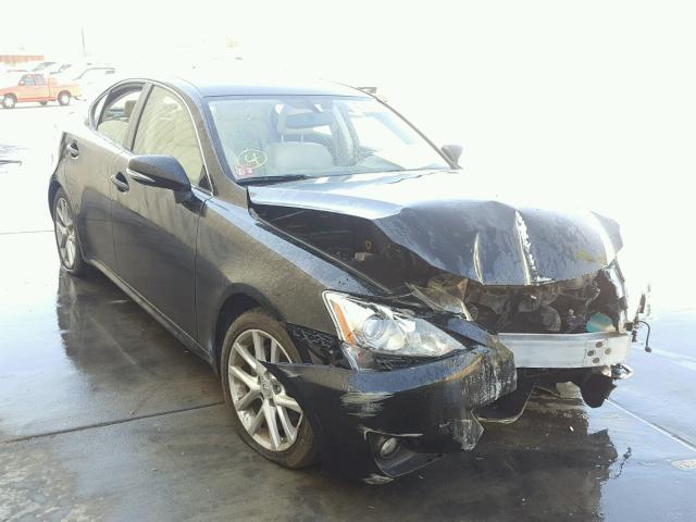 JTHBF5C29C5167433 - 2012 LEXUS IS BLACK photo 1