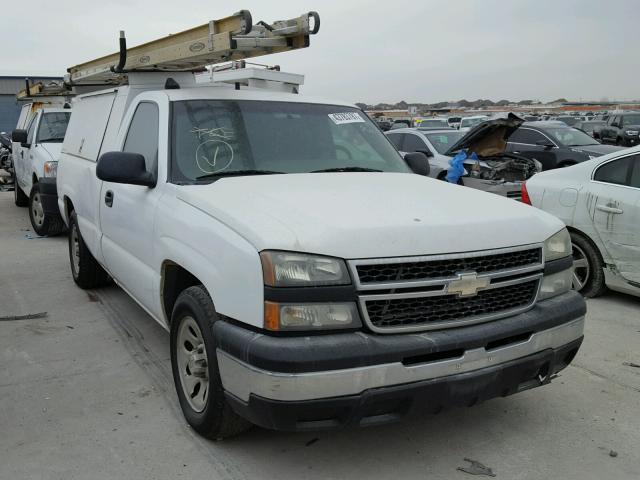 1GCEC14X67Z148850 - 2007 CHEVROLET SILVERADO WHITE photo 1