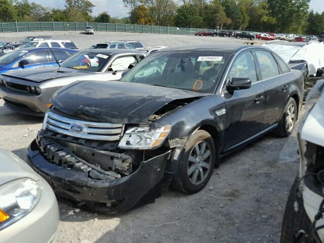 1FAHP24W88G178000 - 2008 FORD TAURUS BLACK photo 2