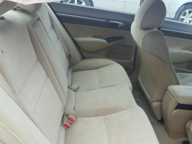 1HGFA16886L140445 - 2006 HONDA CIVIC EX 栗色 照片 6