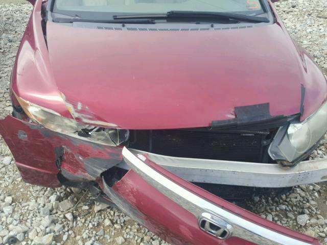 1HGFA16886L140445 - 2006 HONDA CIVIC EX 栗色 照片 7