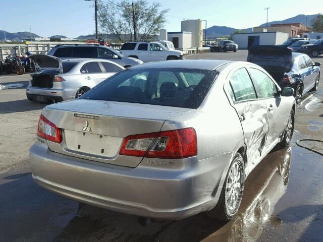 4A32B2FF4CE010173 - 2012 MITSUBISHI GALANT FE SILVER photo 4