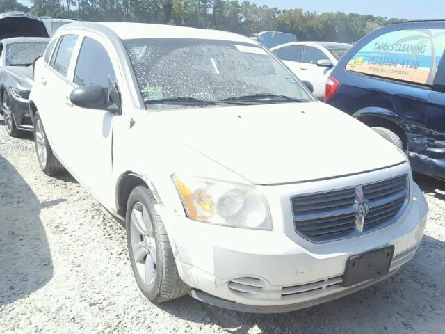 1B3CB4HA6AD612680 - 2010 DODGE CALIBER SX WHITE photo 1