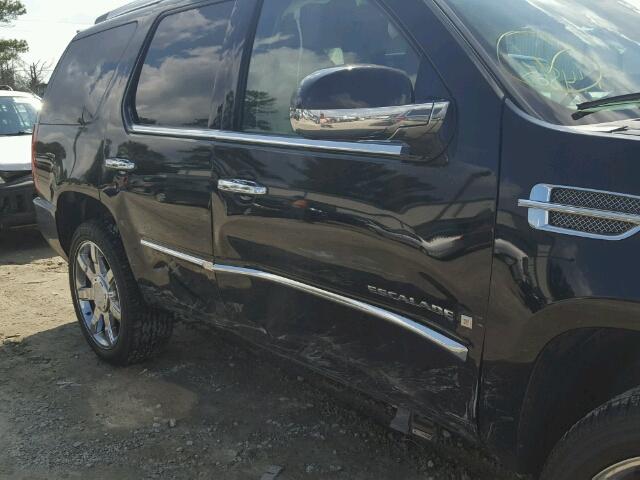 1GYEC63807R370026 - 2007 CADILLAC ESCALADE BLACK photo 9