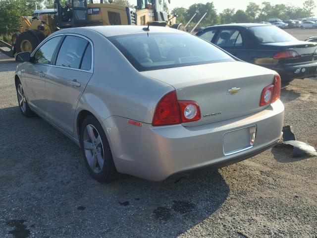 1G1ZC5E13BF309032 - 2011 CHEVROLET MALIBU 1LT BEIGE photo 3