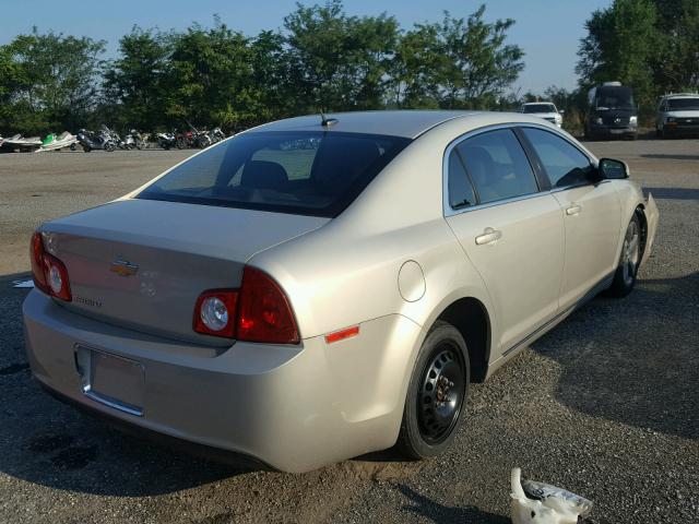1G1ZC5E13BF309032 - 2011 CHEVROLET MALIBU 1LT BEIGE photo 4