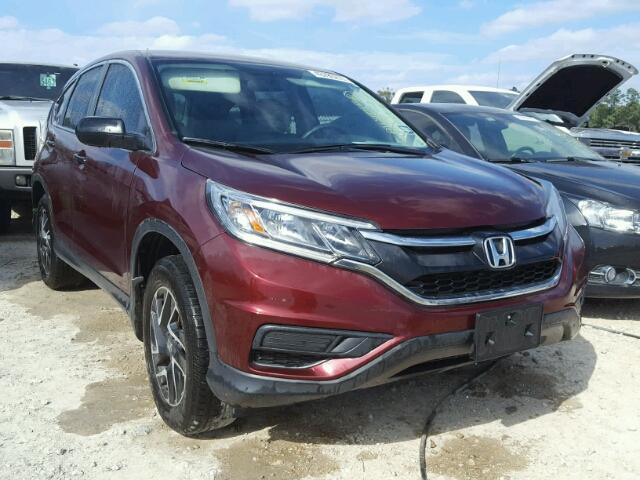 2HKRM3H44GH506562 - 2016 HONDA CR-V SE BLUE photo 1