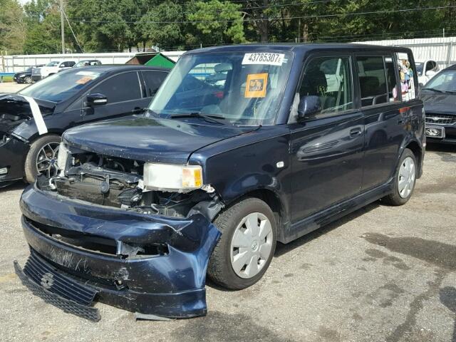 JTLKT324764106775 - 2006 SCION XB BLUE photo 2