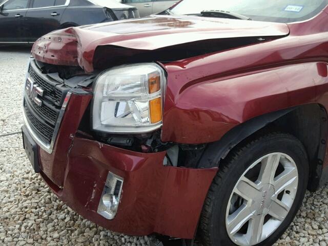 2CTALFEWXA6399377 - 2010 GMC TERRAIN SL RED photo 9