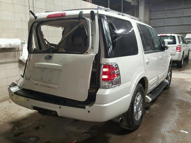 1FMFU20596LA21907 - 2006 FORD EXPEDITION WHITE photo 4