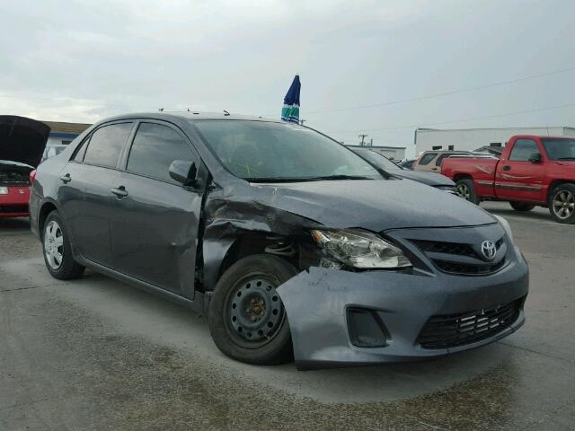 5YFBU4EE3DP220379 - 2013 TOYOTA COROLLA BA GRAY photo 1