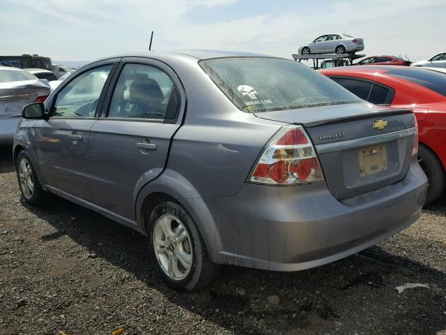 KL1TD5DE6BB152898 - 2011 CHEVROLET AVEO LS SILVER photo 3