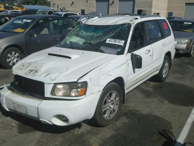 JF1SG69674H724604 - 2004 SUBARU FORESTER 2 WHITE photo 2