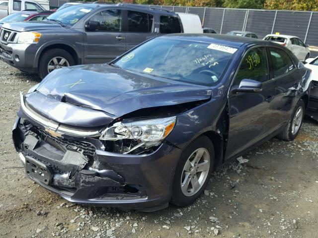 1G11C5SL8FF239245 - 2015 CHEVROLET MALIBU 1LT BLUE photo 2