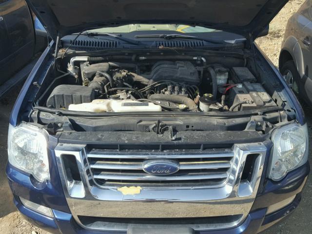 1FMEU53K57UA20571 - 2007 FORD EXPLORER S BLUE photo 7