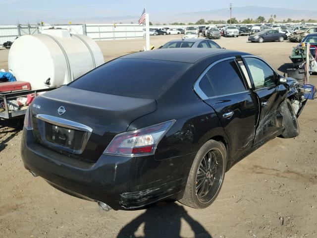 1N4AA5APXDC804732 - 2013 NISSAN MAXIMA S BLACK photo 4