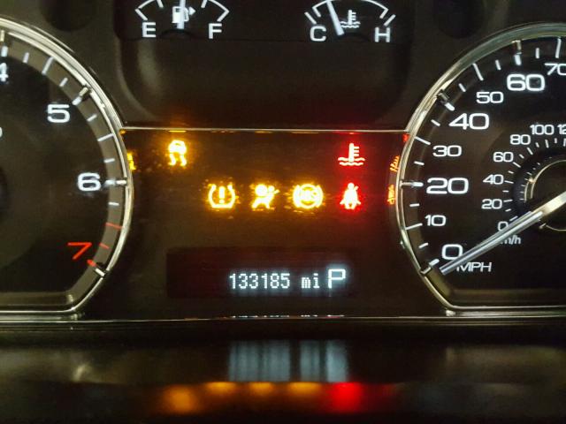 1LNHM93R39G612540 - 2009 LINCOLN MKS BLACK photo 8