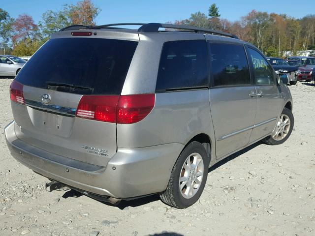 5TDBA22CX5S045024 - 2005 TOYOTA SIENNA XLE GRAY photo 4