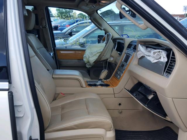 5LMFU28577LJ09583 - 2007 LINCOLN NAVIGATOR 白色 照片 5