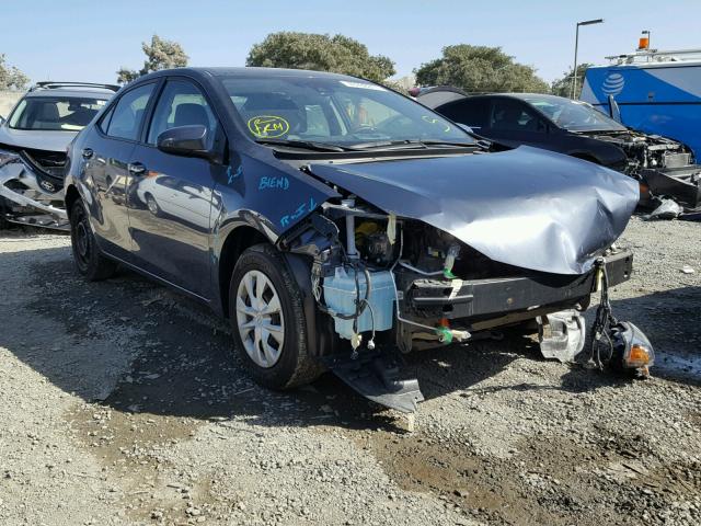 5YFBURHE6HP593429 - 2017 TOYOTA COROLLA L GRAY photo 1