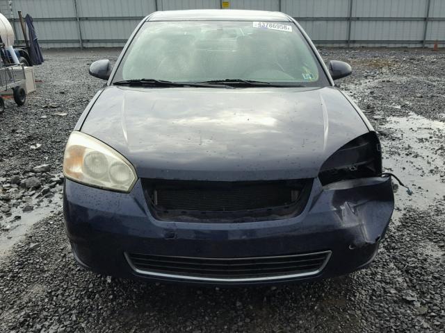 1G1ZT61876F120429 - 2006 CHEVROLET MALIBU MAX ლურჯი ფოტო 9